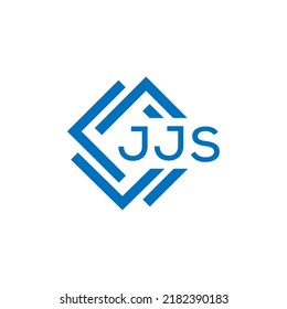 JJS letter logo design on white background. JJS creative circle letter logo concept. JJS letter design.
