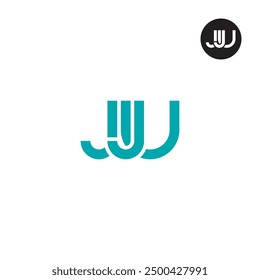 JJU Logo Letter Monogram Design