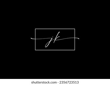 JK Abstract Letter  Logo Template for Business Logo