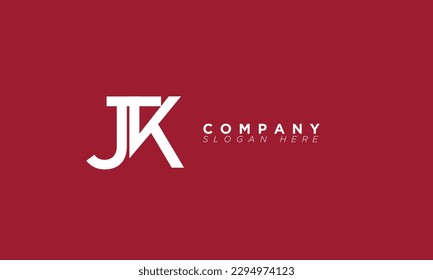 JK Alphabet letters Initials Monogram logo KJ, J and K