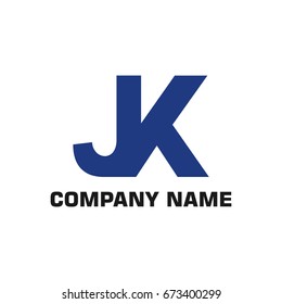 JK Company Logo Vector Template