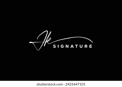 JK initials Handwriting signature logo. JK Hand drawn Calligraphy lettering Vector. JK letter real estate, beauty, photography letter logo design.