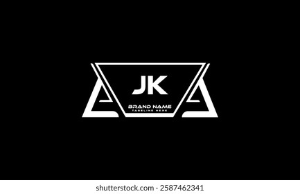 JK J K letter logo design. Initial letter JK linked circle upercase monogram logo . JK logo, JK design