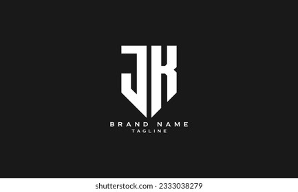JK, KJ, Resumen diseño inicial del logotipo de la letra monograma