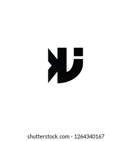 jk letter logo. kj letter logo