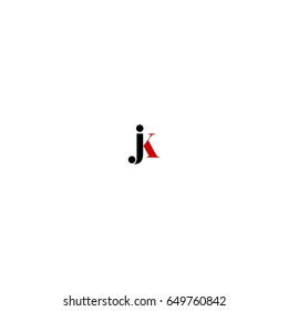 jk letter vector logo