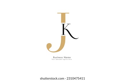 jk letter vector logo eps8