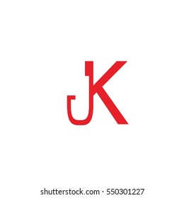 JK LETTER VECYOR LOGO