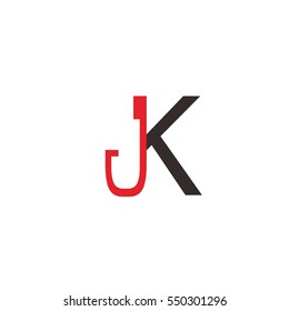 JK LETTER VECYOR LOGO