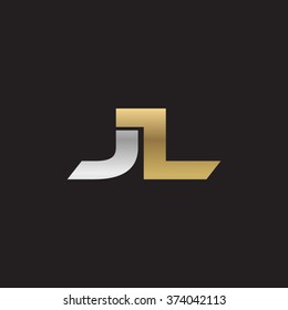 Jl Company Linked Letter Logo Golden Stock Vector (Royalty Free ...