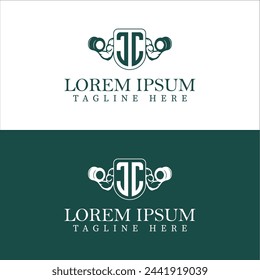 JL initial monogram for fitnes or gym logo with creative style design.	
