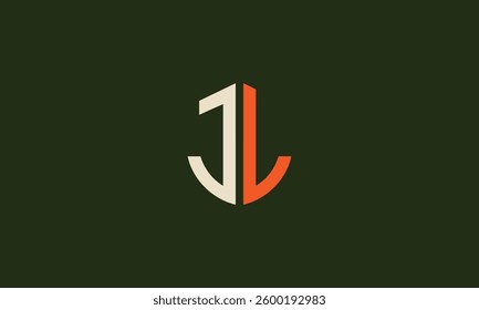 JL Initials Letter Vector logo design