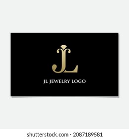 JL JEWEL LOGO DESIGN VECTOR.