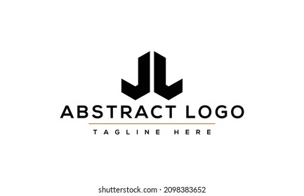 JL, JJ, J, L abstract letters logo monogram