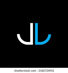 JL letter logo creative design with vector graphic