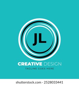 JL letter logo creative design. JL unique design. Vector illustration