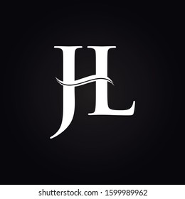 JL letter Type Logo Design vector Template. Abstract Letter JL logo Design