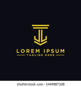 JL letters Initial icons / Monogram.- Vector inspiration logo design - Vector
