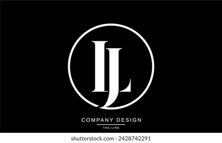 JL, LJ Abstract Letters Logo Monogram Design