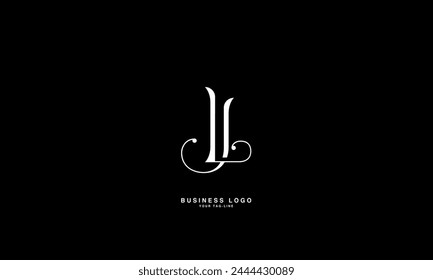 JL, LJ, J, L, Abstract Letters Logo Monogram