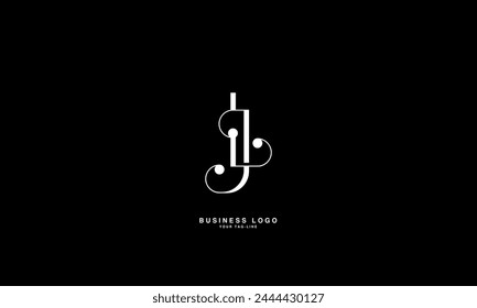 JL, LJ, J, L, Abstract Letters Logo Monogram