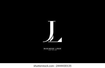 JL, LJ, J, L, Abstract Letters Logo Monogram