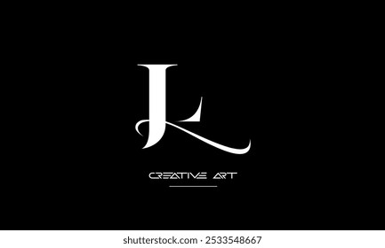 JL, LJ, J, L abstract letters logo monogram