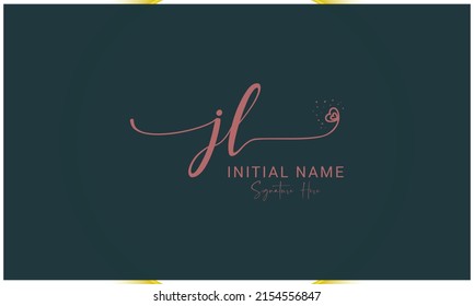 JL, LJ, J and L Initial Letter Luxury-Premium Logo.