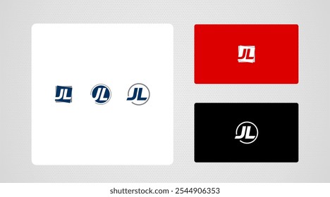 Plantilla de Vector de diseño de logotipo JL 