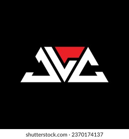 JLC triangle letter logo design with triangle shape. JLC triangle logo design monogram. JLC triangle vector logo template with red color. JLC triangular logo Simple, Elegant, and Luxurious design.