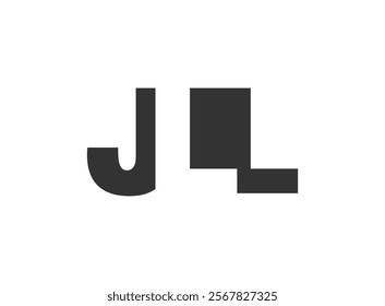 JLL logo design. Initial letter J L L bold font style for tech startups, consulting, corporate branding. Creative company name, headlines typography identity, trendy logotype. Vector illustration.