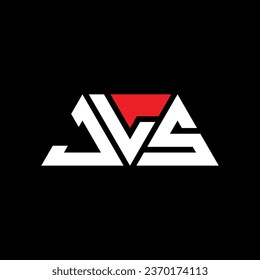 JLS triangle letter logo design with triangle shape. JLS triangle logo design monogram. JLS triangle vector logo template with red color. JLS triangular logo Simple, Elegant, and Luxurious design.