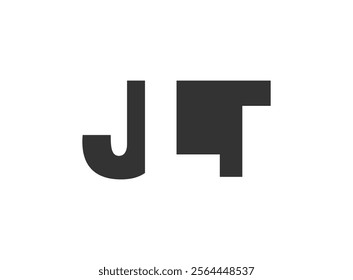 JLT logo design. Initial letter J L T bold font style for tech startups, consulting, corporate branding. Creative company name, headlines typography identity, trendy logotype. Vector illustration.