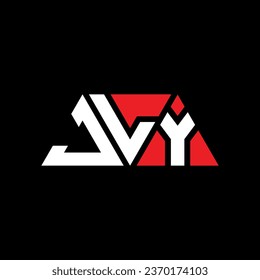 JLY triangle letter logo design with triangle shape. JLY triangle logo design monogram. JLY triangle vector logo template with red color. JLY triangular logo Simple, Elegant, and Luxurious design.