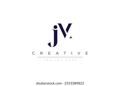JM abstract minimalist letters Logo Monogram. It is a minimalist logo, this logo is made by combining two letters