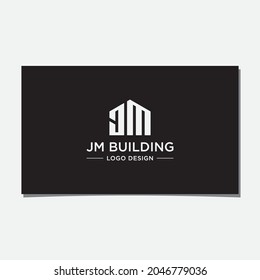 JM BUILDING LOGO DESIGN VECTOR