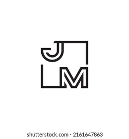JM-Logobriefe mit erstklassigem professionellem Design, die gut auf allen Printmedien drucken können