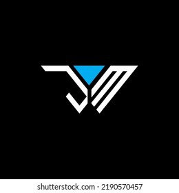 Diseño creativo del logotipo de la letra JM con gráfico vectorial, diseño de logotipo Abc sencillo y moderno.