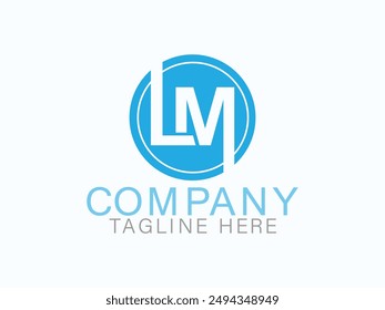 jm letter logo Creative design Free vector