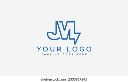 JM letter Logo Design vector Template.