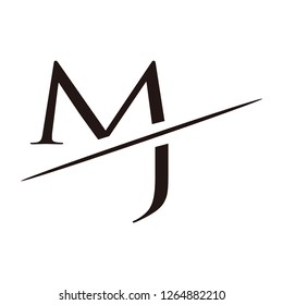 jm letter vector logo