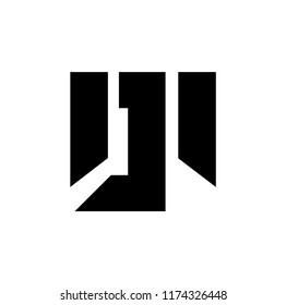 jm letter vector logo. mj letter vector logo
