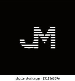 JM Logo Letter initial Designs Templete