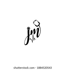 Jm logo for medical company