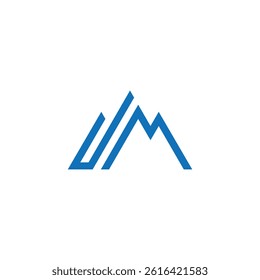 JM MJ Letter monogram Initial Logo Design Template Vector Illustration. JM MJ elegant and Professional icon design
