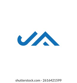 JM MJ Letter monogram Initial Logo Design Template Vector Illustration. JM MJ elegant and Professional icon design
