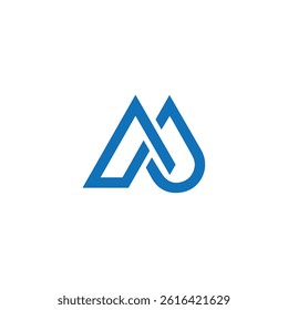 JM MJ Letter monogram Initial Logo Design Template Vector Illustration. JM MJ elegant and Professional icon design
