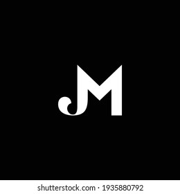 JM or MJ ‍abstract outstanding professional business awesome artistic branding company different colors illustration logo