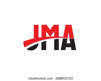 JMA Letter Initial Logo Design Vector Illustration