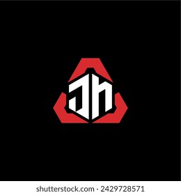 JN logotipo inicial concepto moderno y futurista para la exportación o el logotipo del juego